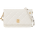 Wallet On Chain, £1,800, Handbags, White, Leather, Front view